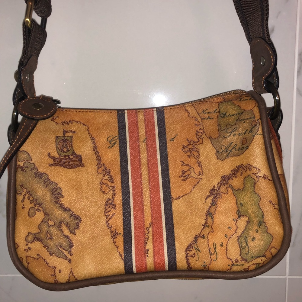 Alviero Martini crossbody map bag